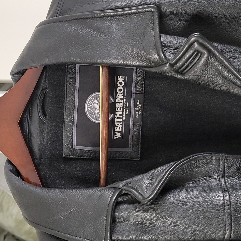 Men's Weather proof leather jacket